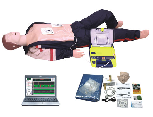 电脑高级心肺复苏、AED除颤仪模拟人（计算机控制，二合一）